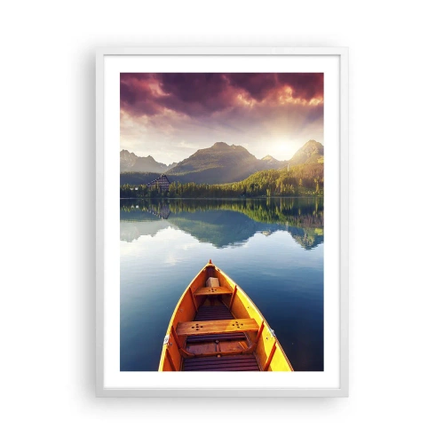 Plakát v bílém rámu - Nic proti přírodě - 50x70 cm