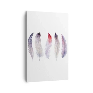 Obraz na plátně - Jemné jako různobarevná mlha - 80x120 cm