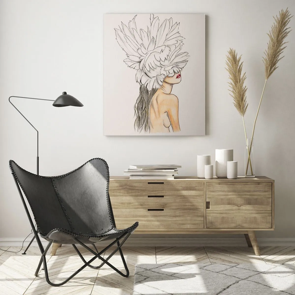 Obraz na skle - Vrchol krásy - 50x70 cm
