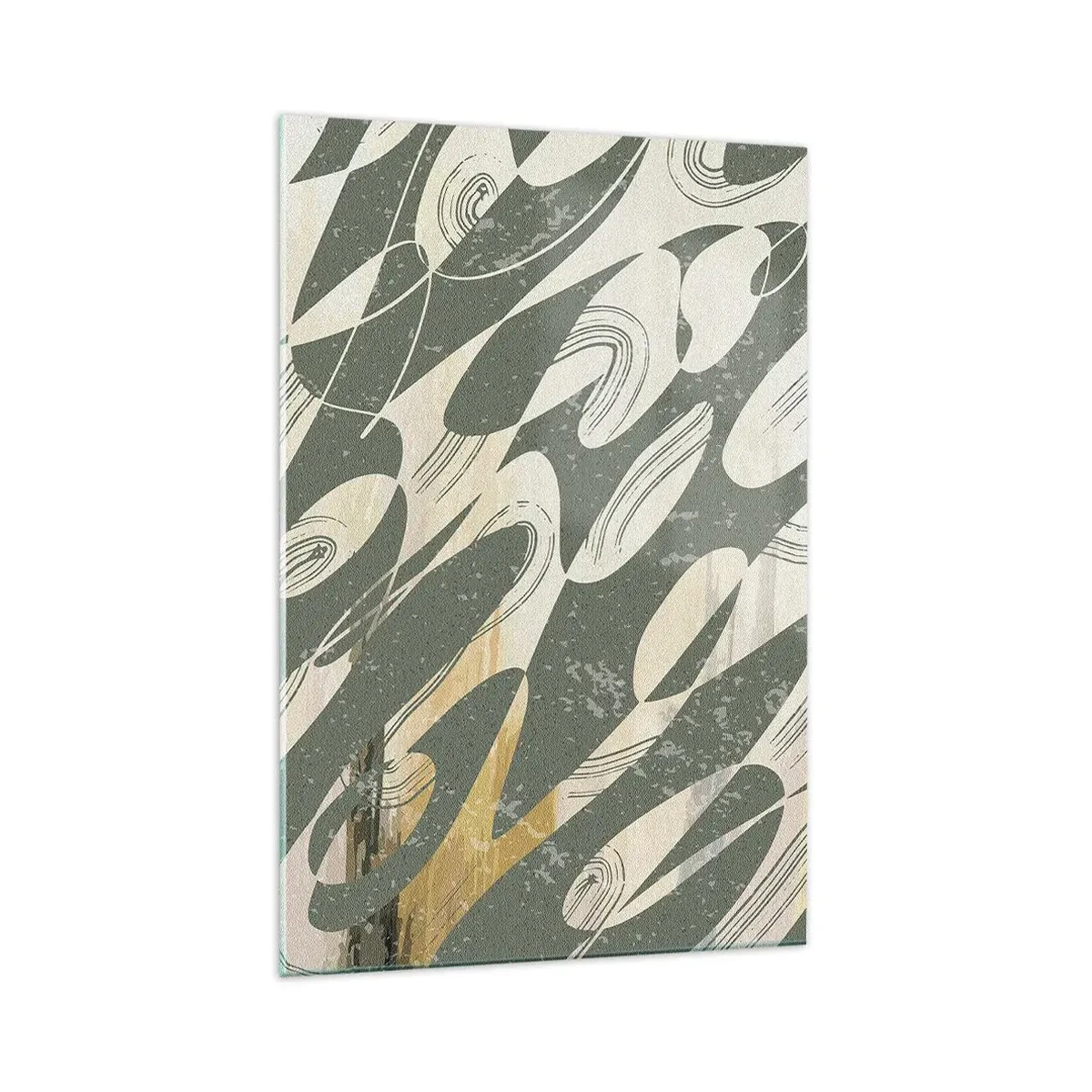 Obraz na skle - Rytmizovaná abstrakce - 70x100 cm