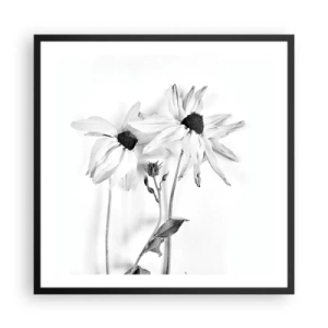 Plakát v černém rámu - Nikdo nechce být sám - 60x60 cm