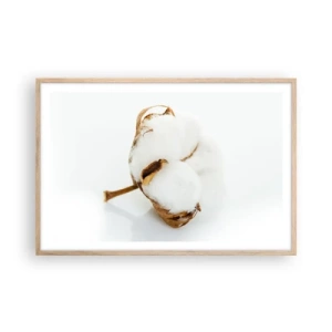 Plakát v rámu světlý dub - Měkká od přírody - 91x61 cm