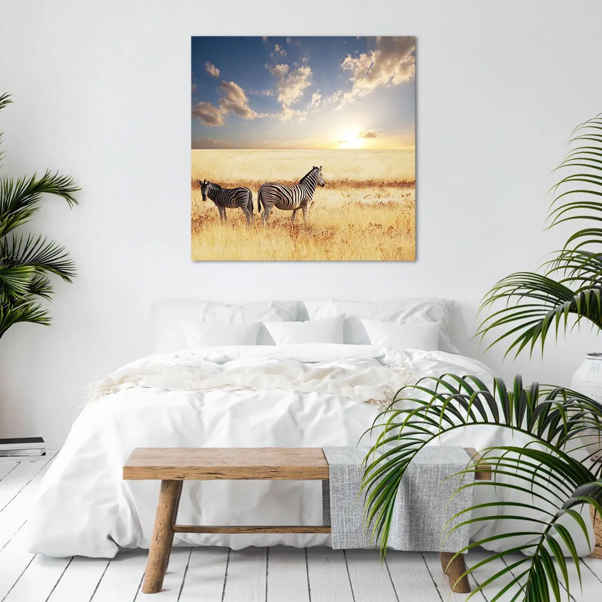 Obraz na plátně - Jdi odsud, neruš klid - 40x40 cm