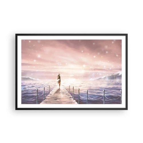 Plakát v černém rámu - Ve světle snu - 91x61 cm