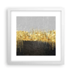 Plakát v bílém rámu - Dovnitř a vzhůru - 30x30 cm