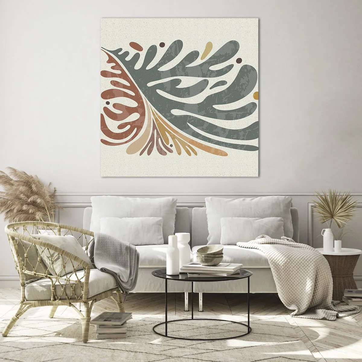 Obraz na skle - Vícebarevný list - 60x60 cm