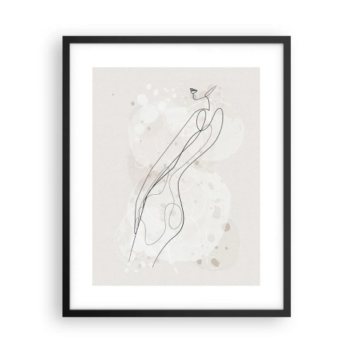 Plakát v černém rámu - Zabloudit pohledem - 40x50 cm