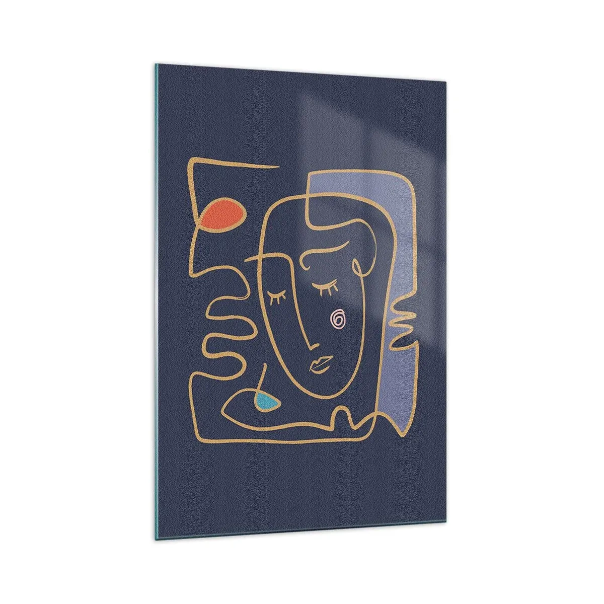 Obraz na skle - V zádumčivosti - 70x100 cm