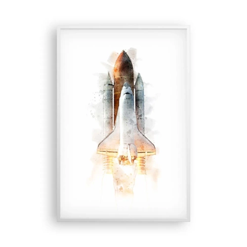 Plakát v bílém rámu - Průzkumníci do toho - 61x91 cm