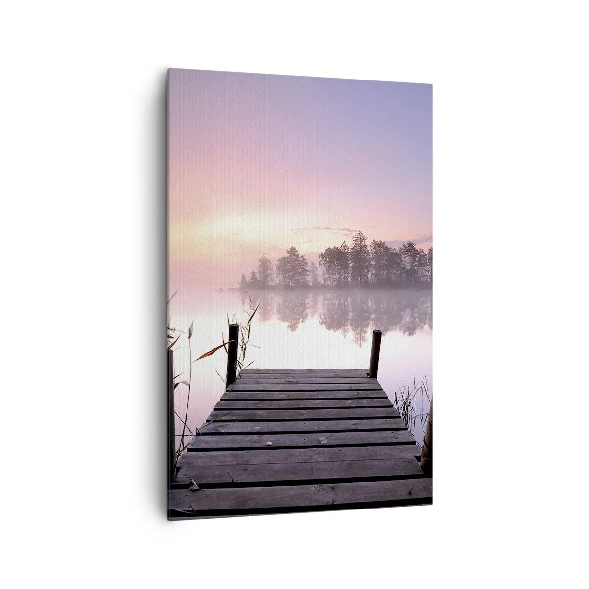 Obraz na plátně - Z liliové mlhy… - 80x120 cm