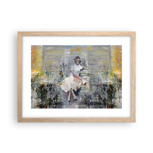 Plakát v rámu světlý dub - Klasická a moderní - 40x30 cm