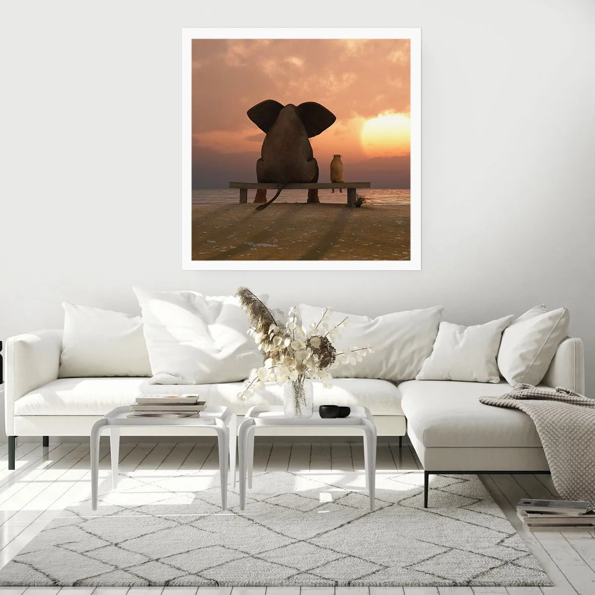 Plakát - Je skvělé spolu mlčet - 60x60 cm