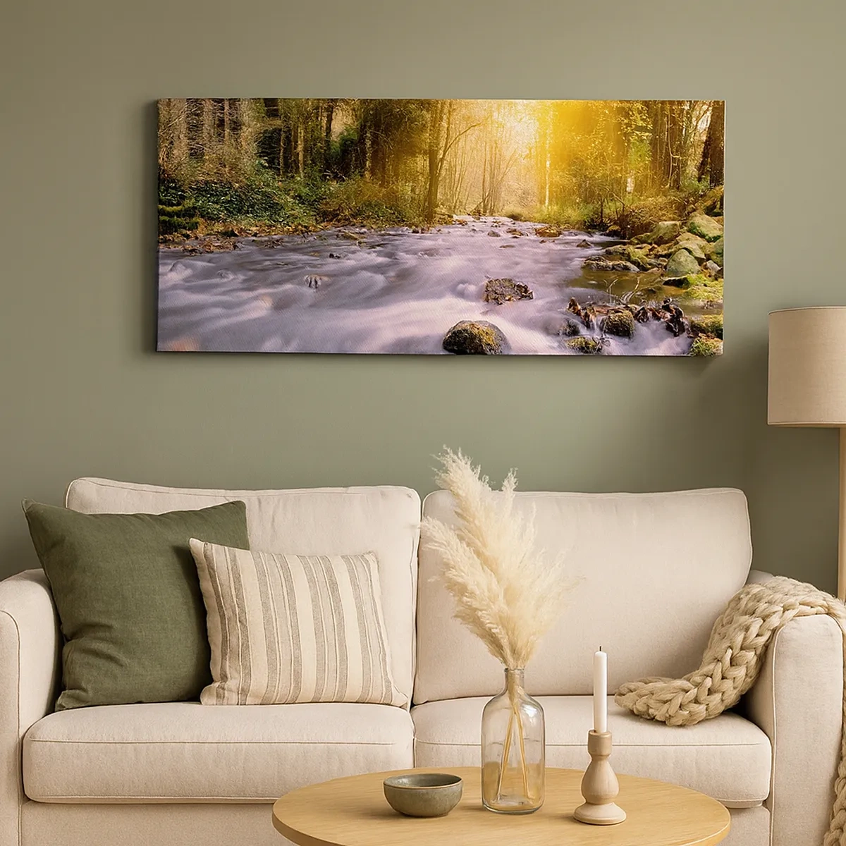 Obraz na plátně - Malachit ve stříbrně-zlaté podobě - 30x30 cm