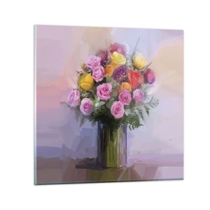 Obraz na skle - Zachycená krása - 30x30 cm