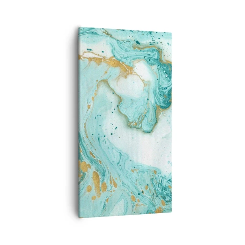 Obraz na plátně - Pod velkou vlnou z epochy Edo - 55x100 cm