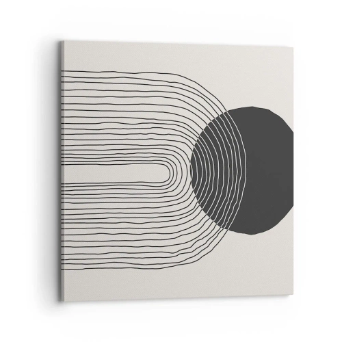 Obraz na plátně - Chvění a jistota - 70x70 cm