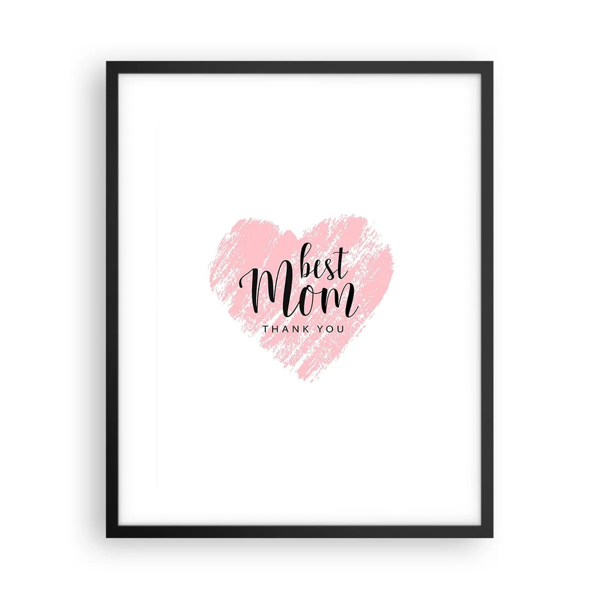 Plakát v černém rámu - Vždy pravá chvíle - 40x50 cm