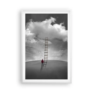 Plakát v bílém rámu - Všechno je možné - 61x91 cm