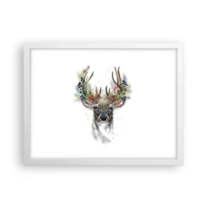 Plakát v bílém rámu - Ve slavnostním rouchu - 40x30 cm