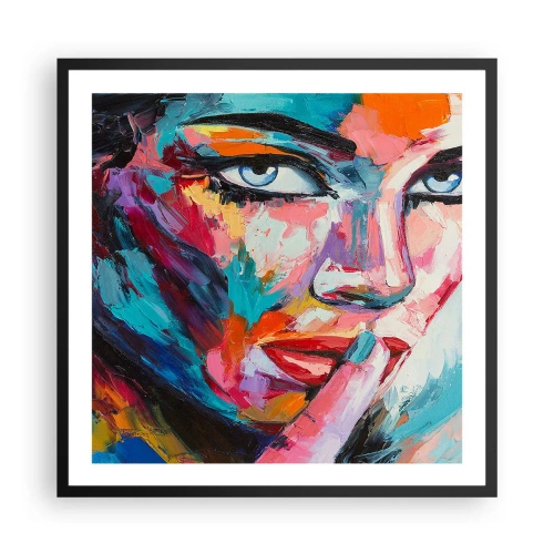 Plakát v černém rámu - Naše první tajemství - 60x60 cm