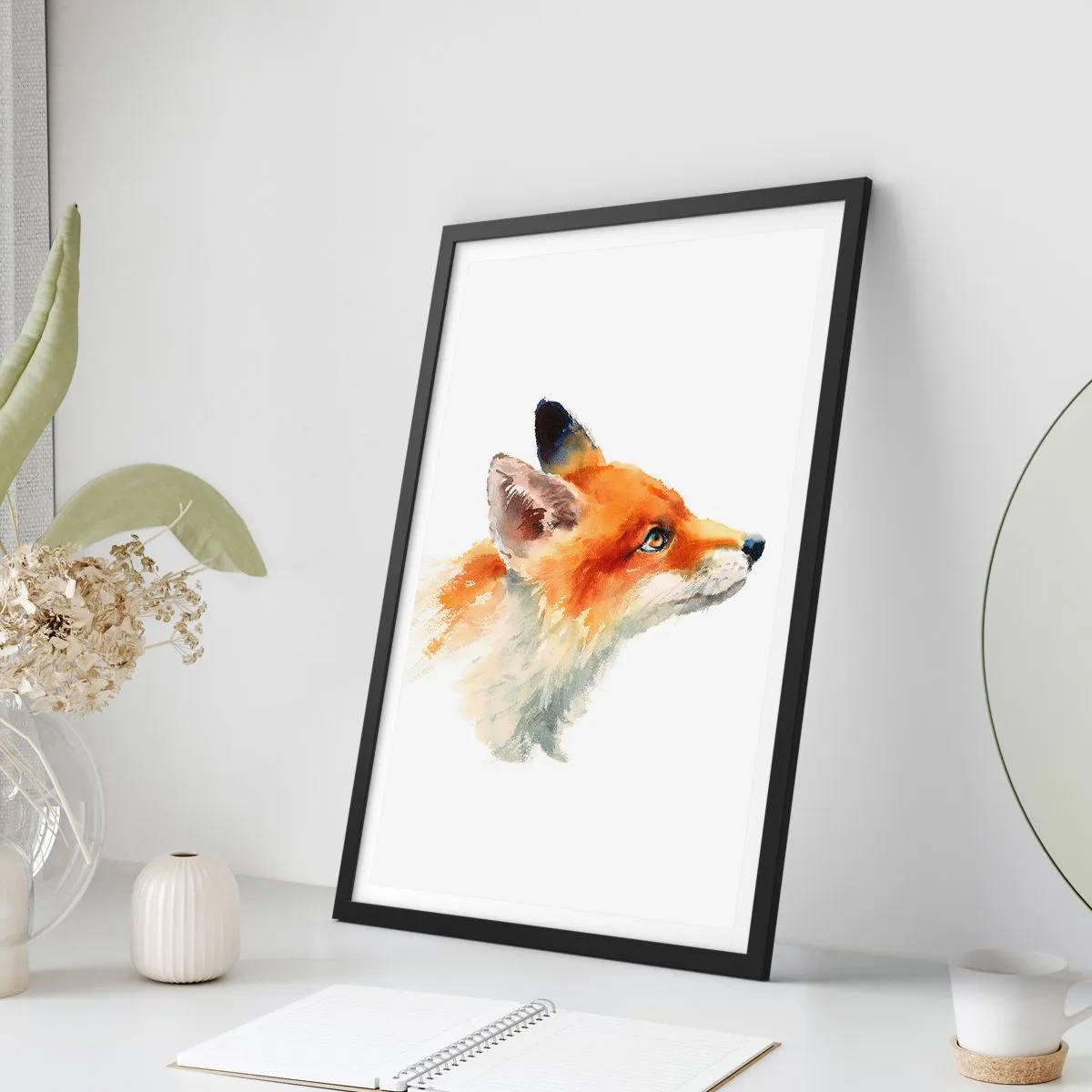 Plakát v černém rámu - Opatrnosti není nikdy dost - 70x100 cm