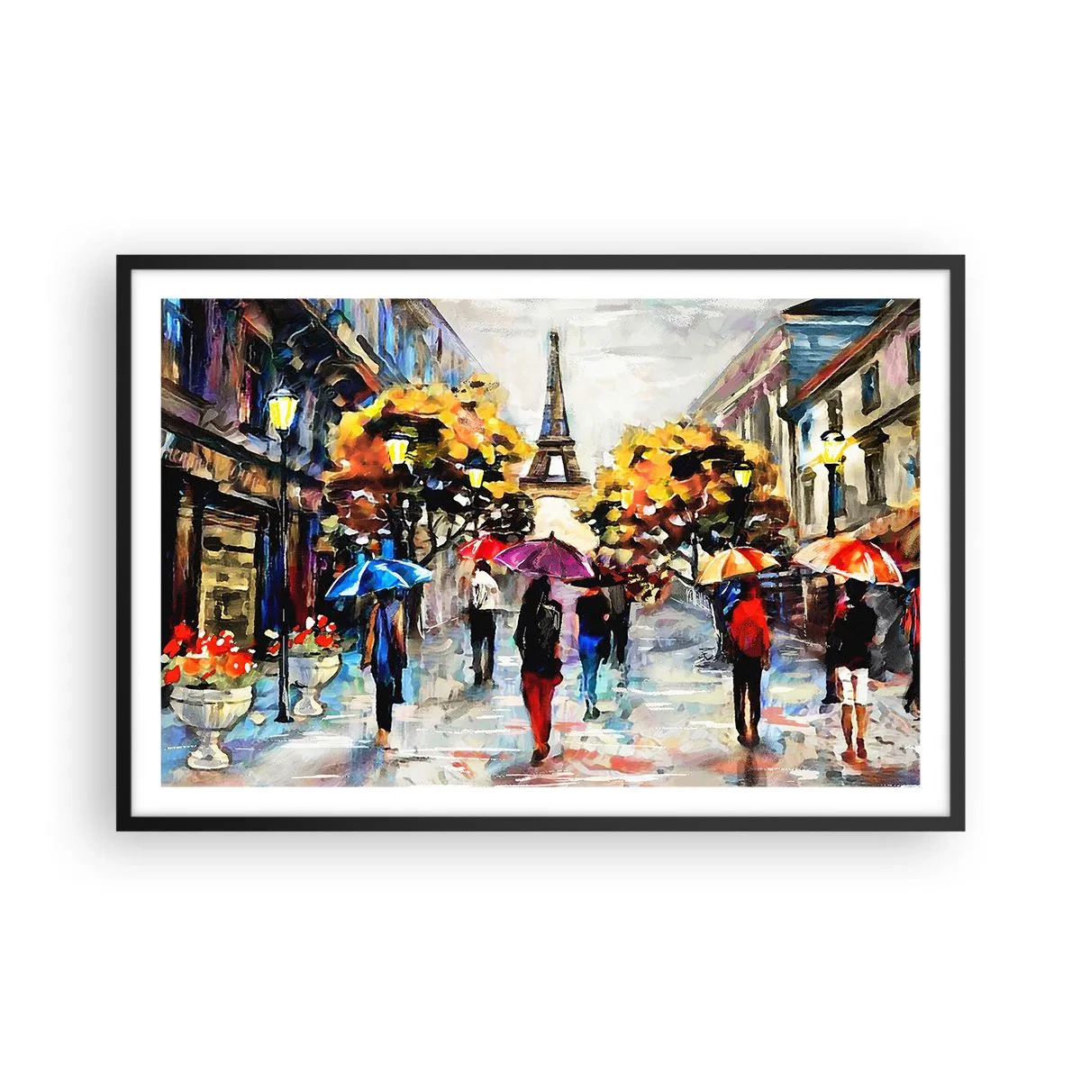 Plakát v černém rámu - Na podzim zvlášť krásný - 91x61 cm