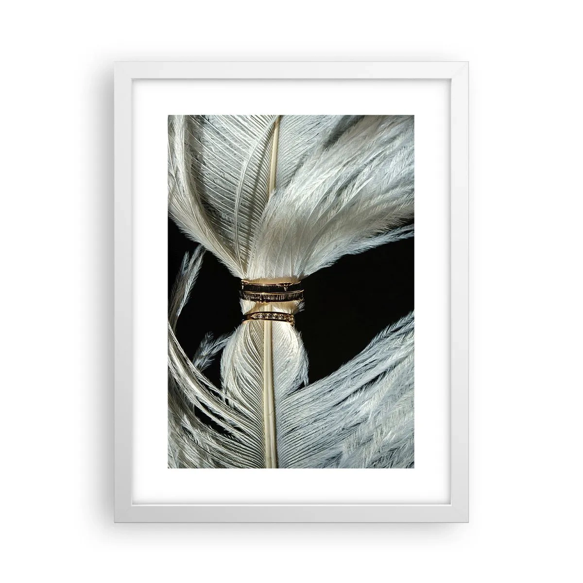 Plakát v bílém rámu - …a neopustím tě…. - 30x40 cm