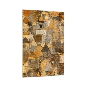 Obraz na skle - Svět zachycený v podobě - 70x100 cm