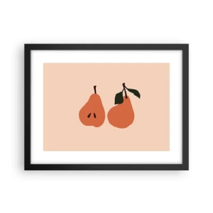 Plakát v černém rámu - Čirá sladkost - 40x30 cm
