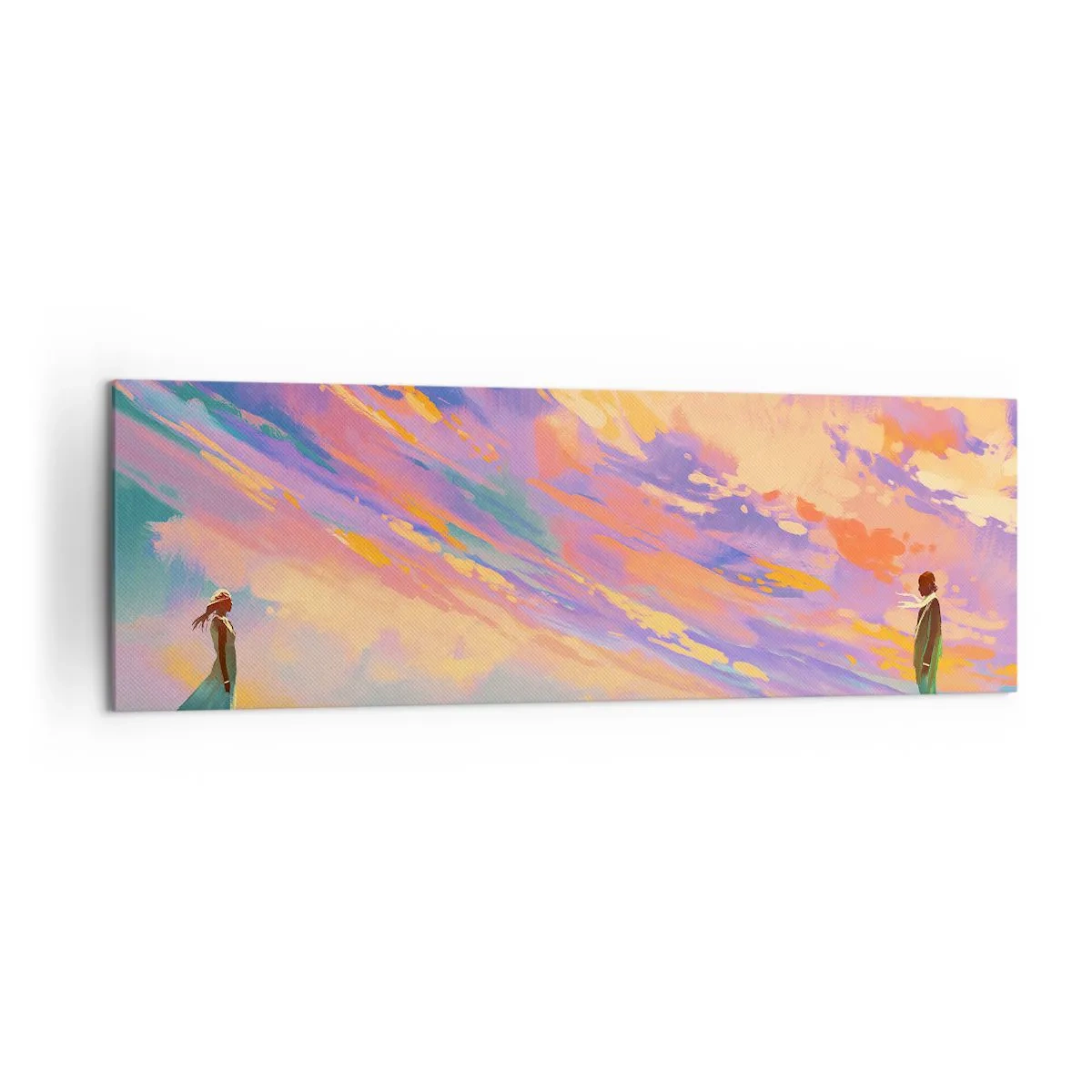 Obraz na plátně - Síla přitažlivosti - 160x50 cm