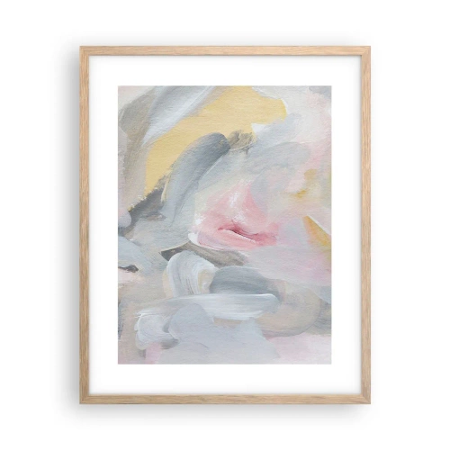 Plakát v rámu světlý dub - V pastelovém světě - 40x50 cm