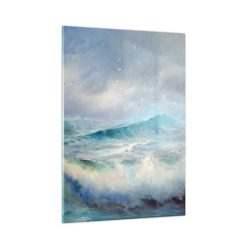 Obraz na skle - „Vichřice zavyla triumfálně…“ - 50x70 cm