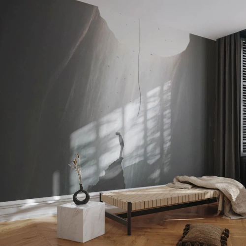 Fototapeta Standard Eco - Vždycky máte na výběr - Jeskyně, Muž, Lezení - 150x105 cm
