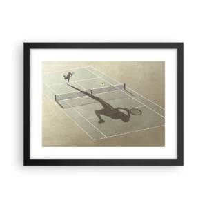 Plakát v černém rámu - Dobývání sama sebe - 40x30 cm