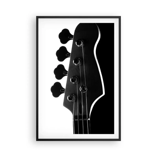 Plakát v černém rámu - Rockové ticho  - 61x91 cm