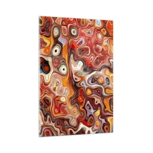 Obraz na skle - Kdyby se ořechy rozpouštěly v medu - 80x120 cm