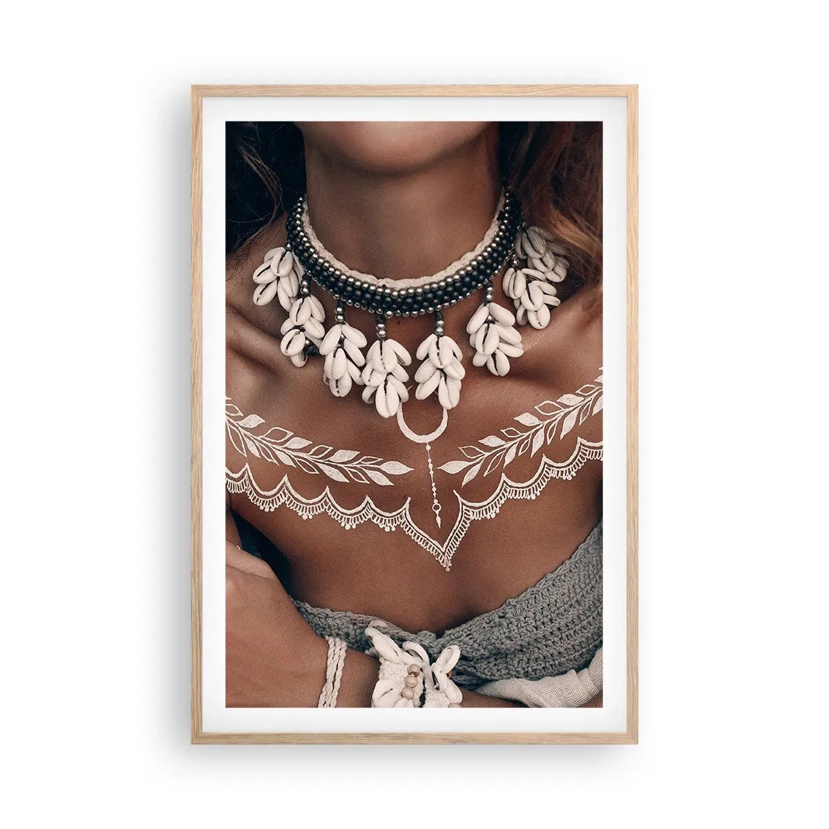 Plakát v rámu světlý dub - Talismany, rituály ženskosti - 61x91 cm
