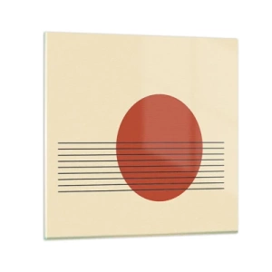 Obraz na skle - Pořád dokola - 50x50 cm