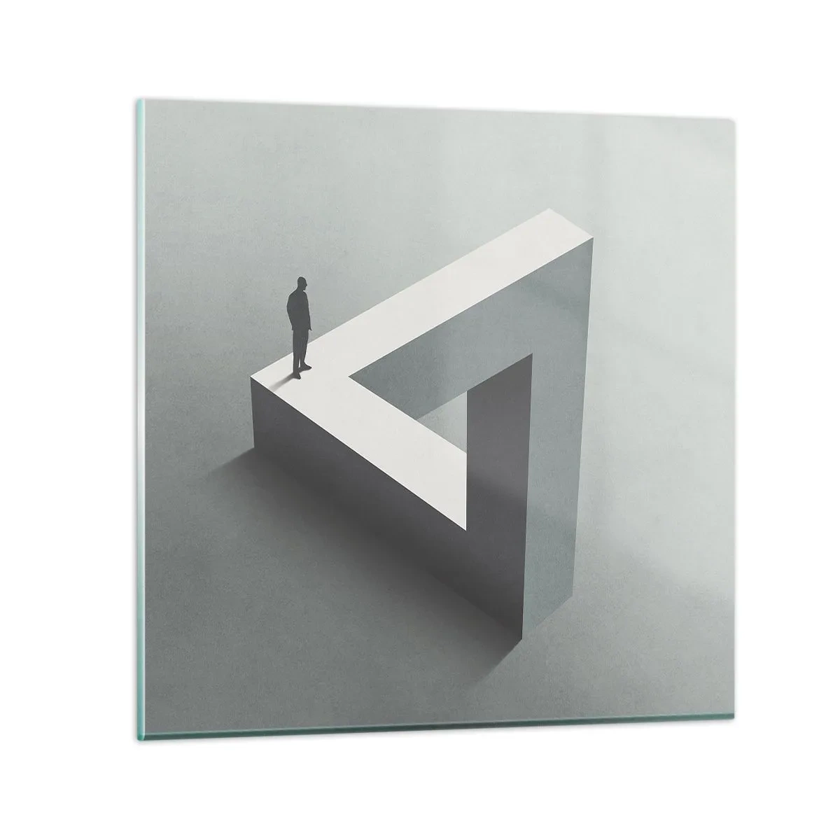 Obraz na skle - A přece je to možné - 70x70 cm