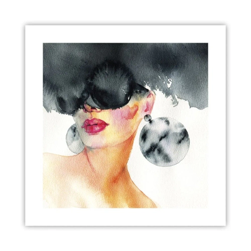 Plakát - Tajemství elegance - 40x40 cm