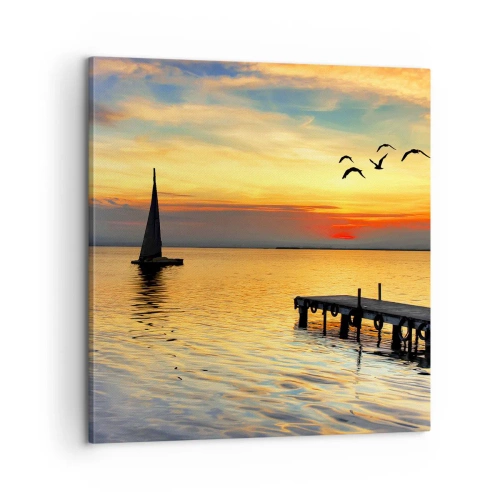 Obraz na plátně - Večerní návraty - 60x60 cm