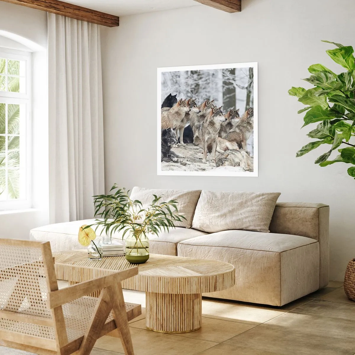 Plakát - Rodina a přátelé - 60x60 cm