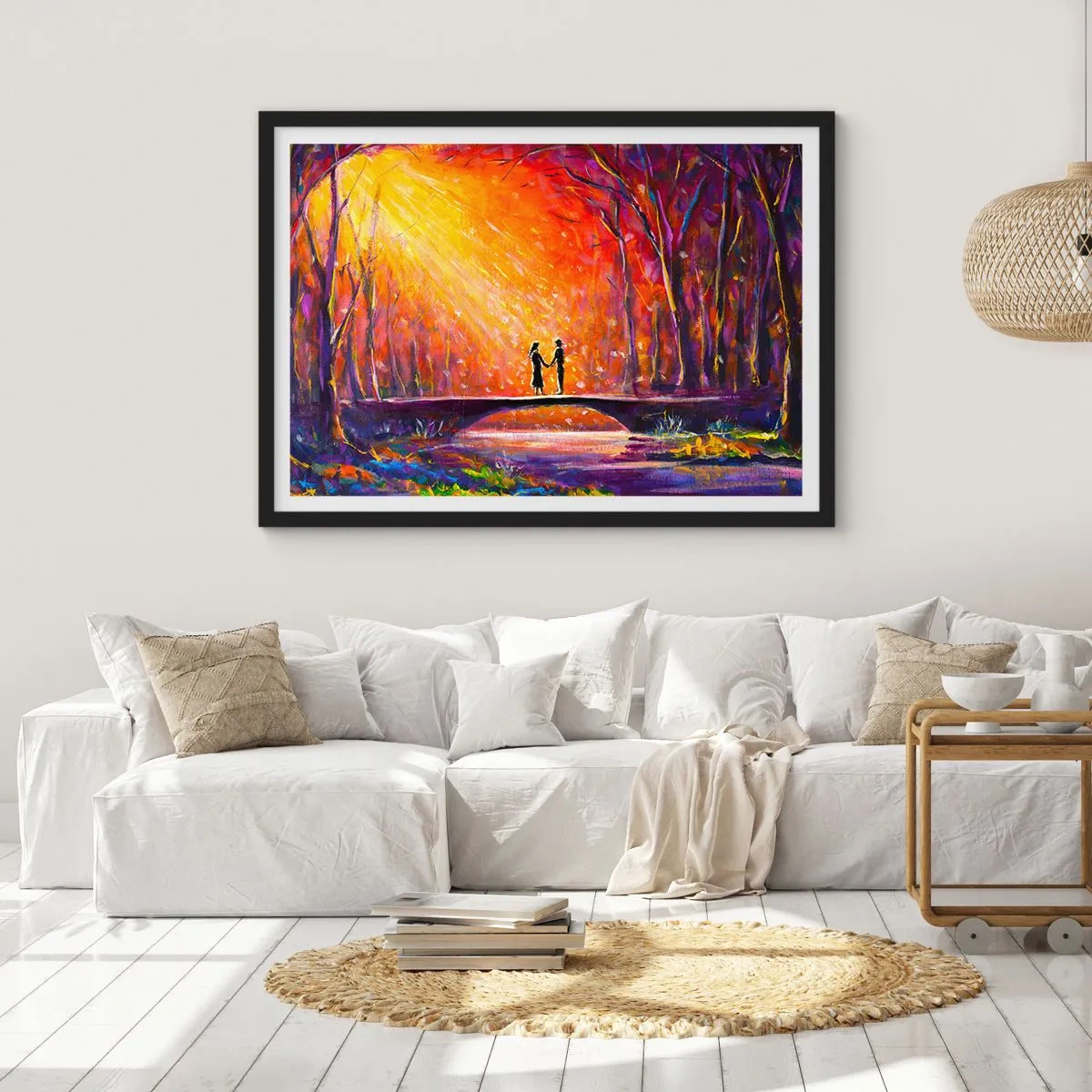 Plakát v černém rámu - Nebe je taky miluje - 91x61 cm