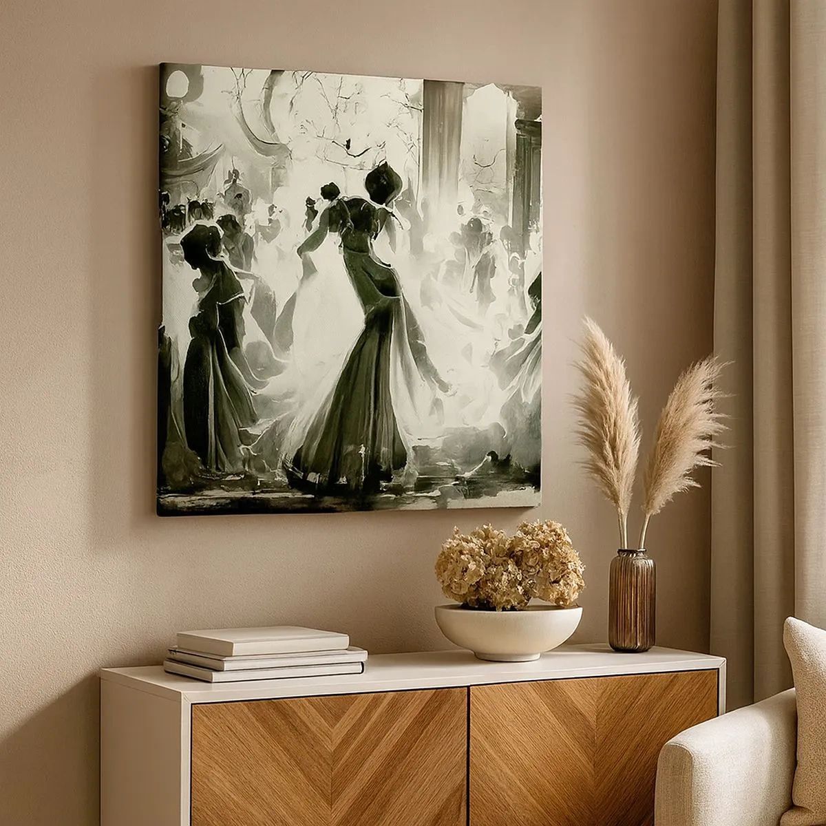 Obraz na plátně - Velká maškaráda - 30x30 cm