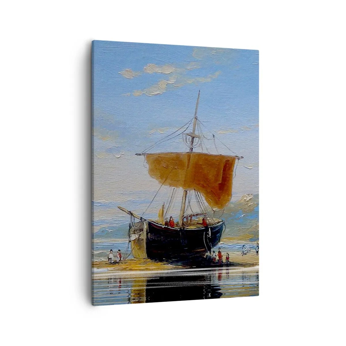 Obraz na plátně - Voda, země, vzduch - 50x70 cm