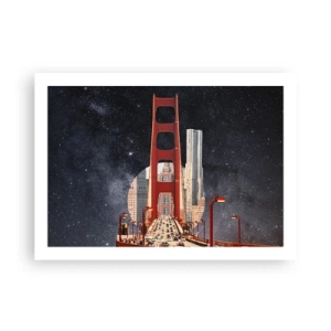 Plakát - Vždy uprostřed - 70x50 cm