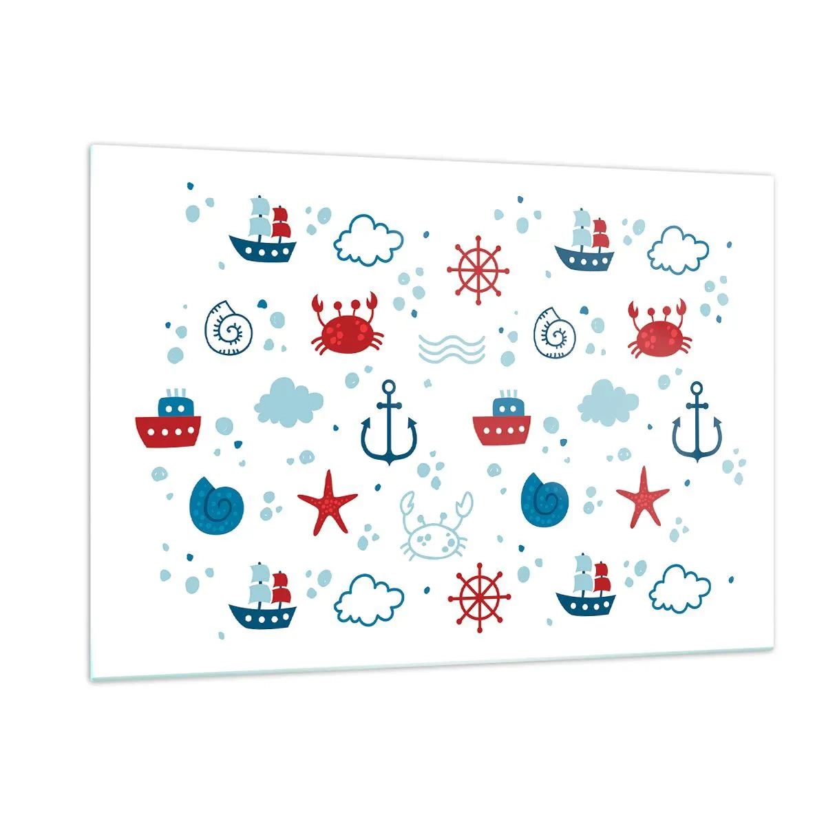 Obraz na skle - Mořská pohádka - 120x80 cm