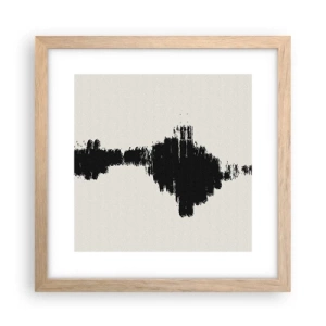 Plakát v rámu světlý dub - Vibrace představivosti - 30x30 cm