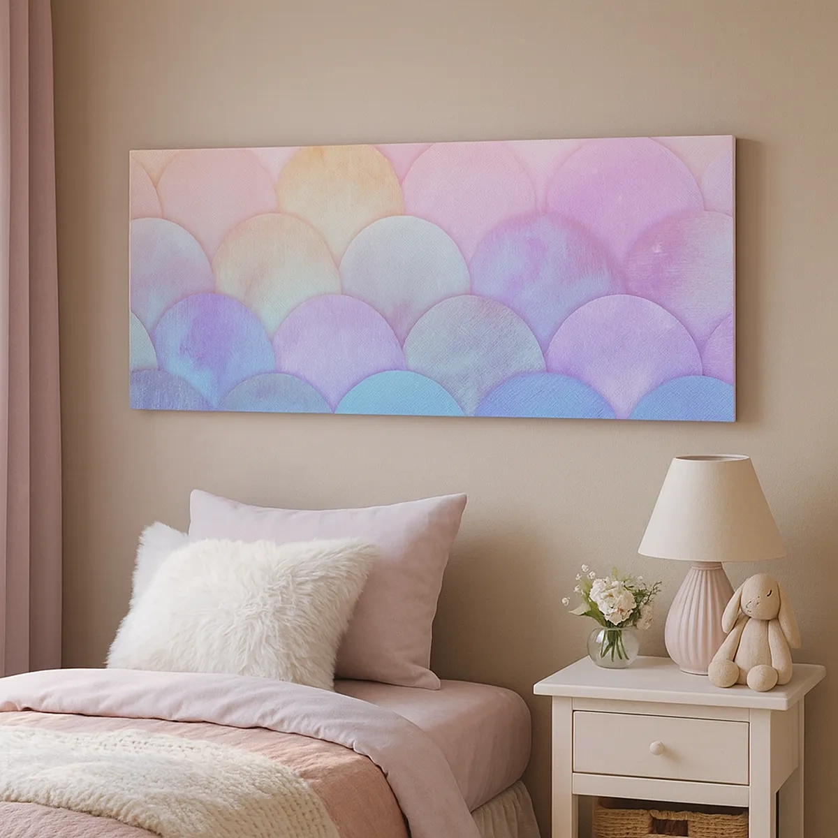 Obraz na plátně - Perleťová šupina - 30x30 cm