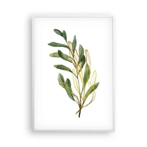 Plakát v bílém rámu - Vše, co je dobré - 70x100 cm